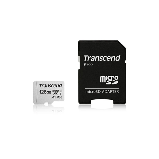 Transcend UHS-I U3A1 128GB MicroSD Memory Card With Adapter