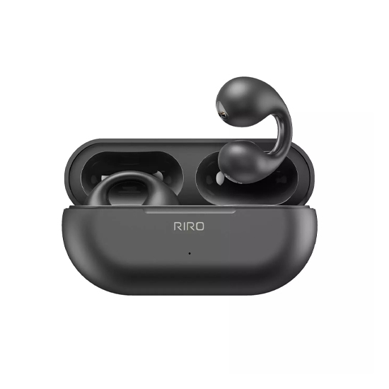 RIRO AirFree A10 Stylish & Sleek Midnight Black Finish Bluetooth EarPhone