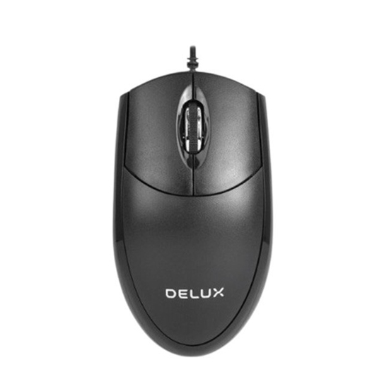 Delux M333BU Optical USB 1000 DPI Wired Mouse