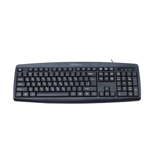 Micropack K203 Basic Wired USB Keyboard With Bangla