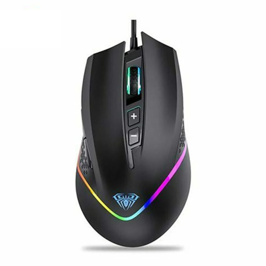 AULA F805 Programmable 6400 DPI RGB Wired Gaming Mouse