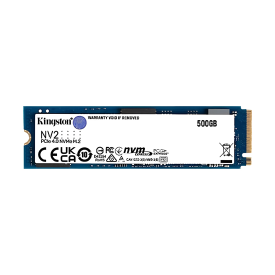 Kingston NV2 500GB M.2 PCIe Gen 4.0 NVMe SSD