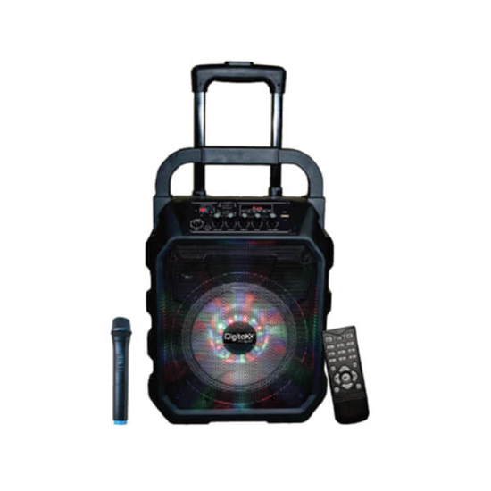 DigitalX ZING-T8 15W Trolley Speaker With Wireless Microphone