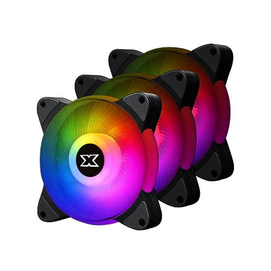 XIGMATEK Galaxy III Essential ARGB 120mm (3 Pack) Casing Cooling Fan