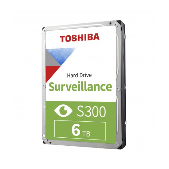 Toshiba S300 6TB 3.5 Inch 5400RPM Surveillance HDD