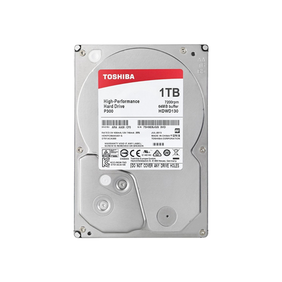 Toshiba P300 1TB 3.5 Inch 7200RPM Desktop HDD