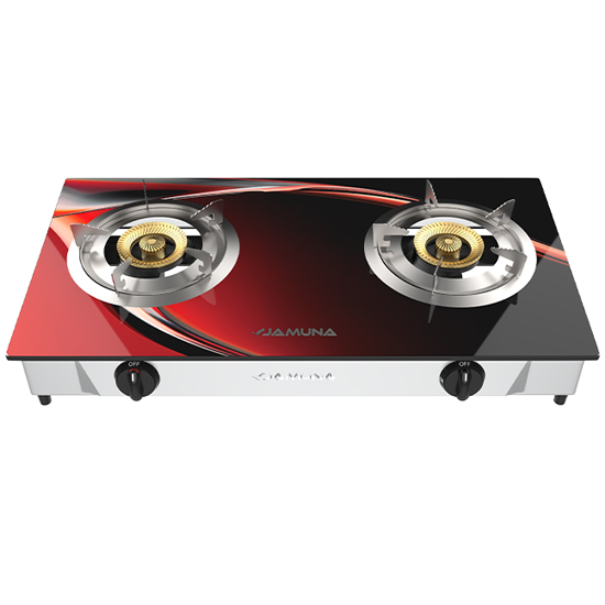 Jamuna JGS-GB02G Brass Burner Galaxy LPG/NG Gas Stove