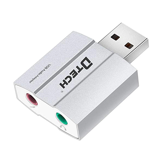 Dtech DT 6006 USB Audio Sound Card Adapter