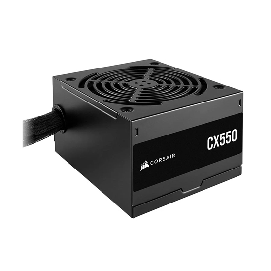 Corsair CX Series CX550 550W 80 Plus Bronze Certified Black ATX Non-Modular Power Supply