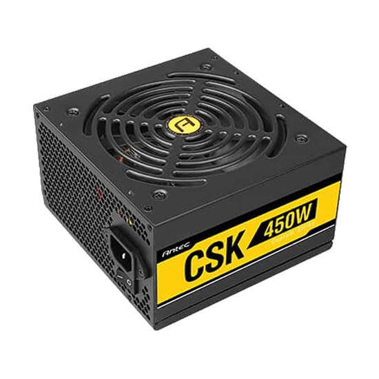 Antec Caprum Strike Series CSK450 450W Non Modular 80 Plus Bronze Certified Black Power Supply