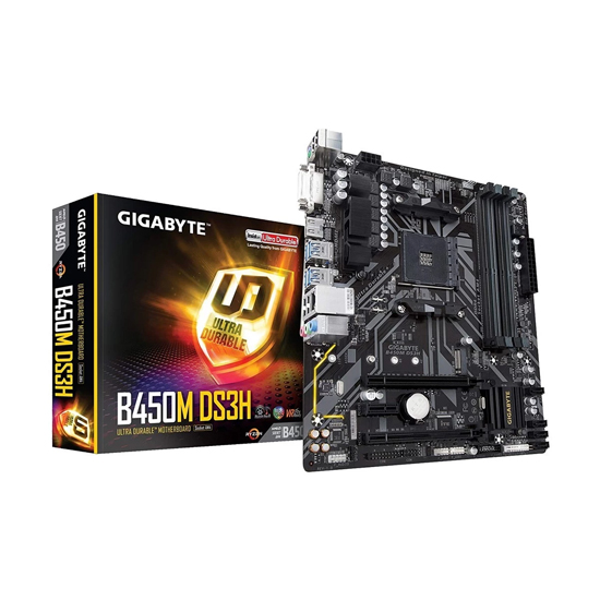 Gigabyte B450M DS3H AM4 AMD Micro ATX Motherboard