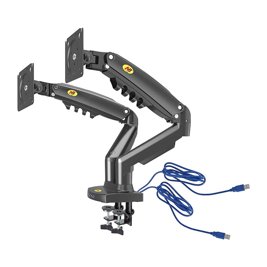 North Bayou F160 Dual Monitor Desk Mount From 2KG To 9KG