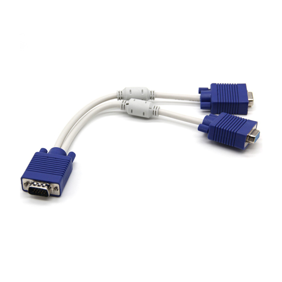 VGA Y Monitor Splitter Cable