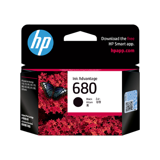 HP 680 Black Original Ink Advantage Cartridge