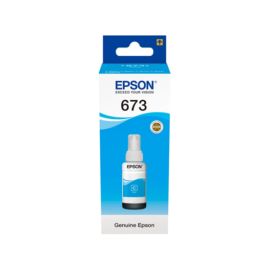 Epson T673 Cyan Ink Bottle