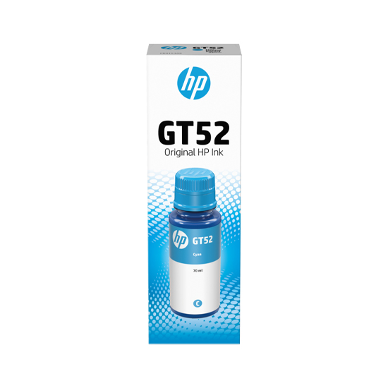 HP GT52 Cyan Original Ink Bottle