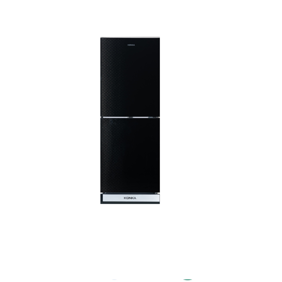 KONKA Refrigerator-KRT-240GB-Black Texture-2-Door, Upper Freezer (240 Ltr)