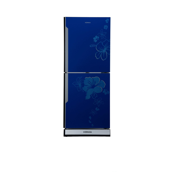 KONKA Refrigerator-KRT-315GB-Blue, Upper Freezer (315 LTR)