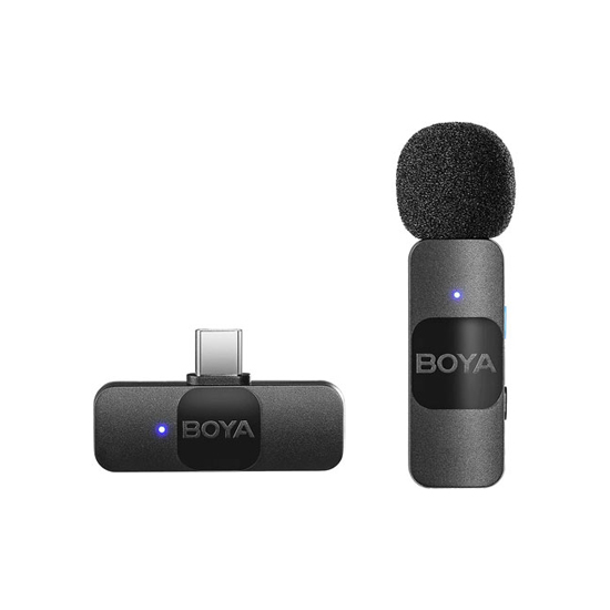 BOYA BY-V10 Ultracompact 2.4GHz Wireless Microphone System for Type-C Device