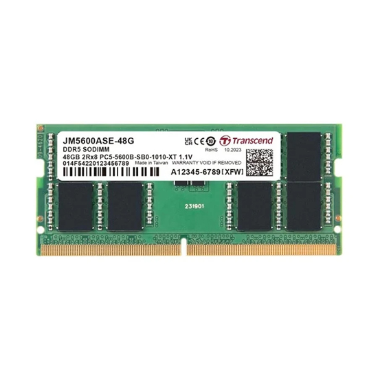 Transcend JetRAM JM5600ASE-48G 48GB DDR5 5600MHz SO-DIMM Laptop RAM