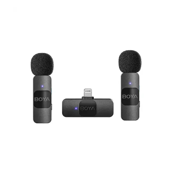 BOYA BY-V2 Ultracompact 2.4GHz Wireless Microphone System for IOS Device