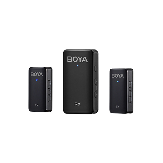 Boya BY-Wmic5-M2 Ultracompact 2.4GHz Dual-Channel Wireless Microphone System