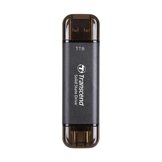 Transcend TS1TESD310C 1TB USB Type-A & Type-C OTG Black Portable SSD