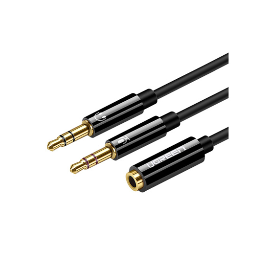 UGREEN AV140 (20899) 3.5mm Female To 2 Male Audio Cable