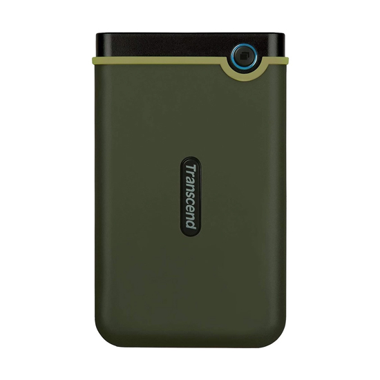 Transcend Storejet TS2TSJ25M3G 2TB USB 3.1 Military Green Slim External HDD