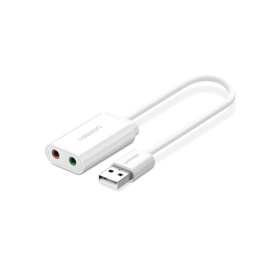 UGREEN US205 (30143) USB 2.0 External Sound Adapter White