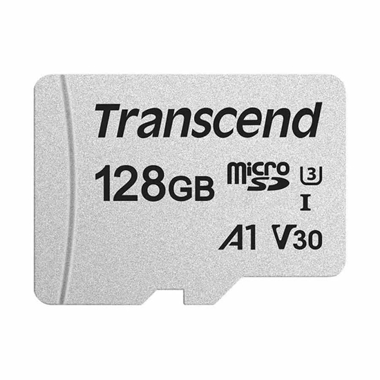 Transcend microSDXC/SDHC TS128GUSD300S 128GB Micro SD UHS-I U3 A1 Class 10 Memory Card Without Adapter