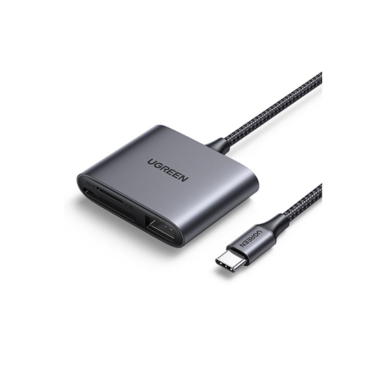 UGREEN CM387 (80798) 3-in-1 USB C To SD Card Reader