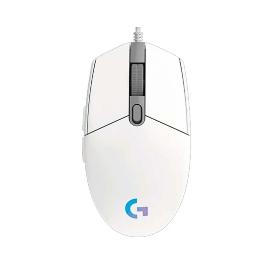 Logitech G102 Lightsync White Gaming Mouse