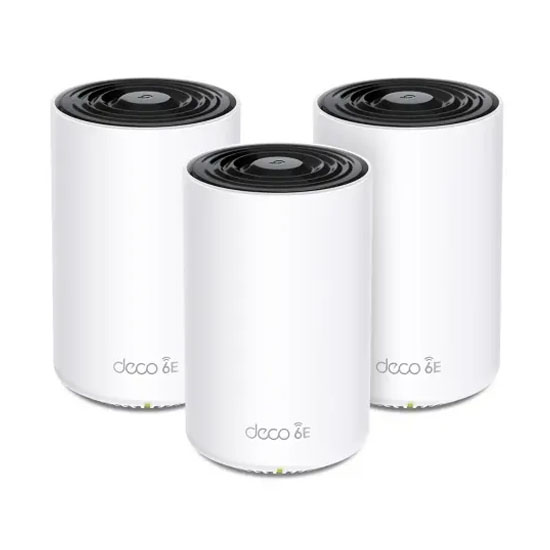 TP-Link Deco XE75 AXE5400 Tri-Band Wi-Fi 6E Whole Home Mesh Router (3 Pack)