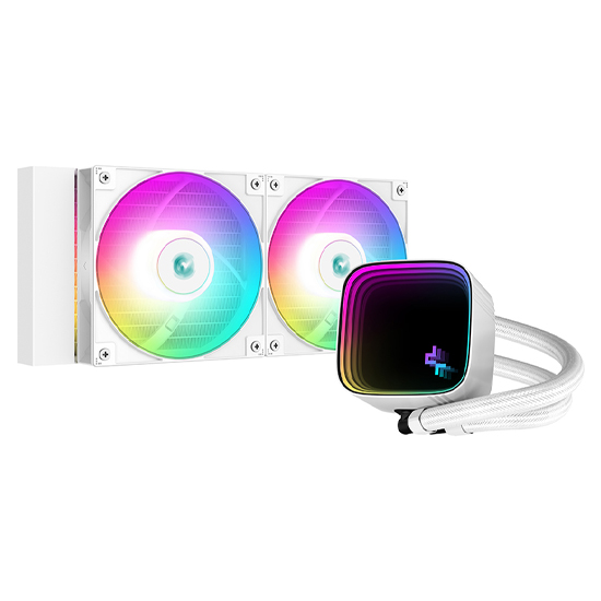 DeepCool LS520 SE WH ARGB 240mm AIO White Liquid CPU Cooler