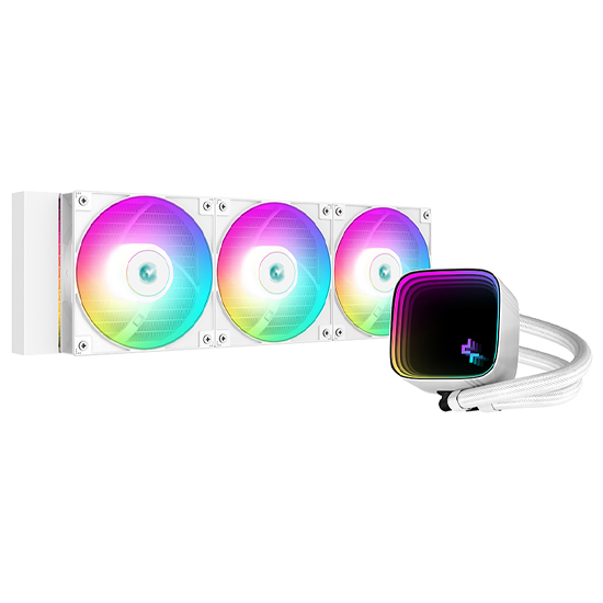DeepCool LS720 SE Digital WH ARGB 360mm AIO White Liquid CPU Cooler