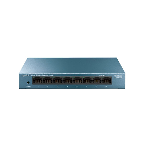 TP-Link LS108G 8 Port 10/100/1000Mbps Desktop Switch