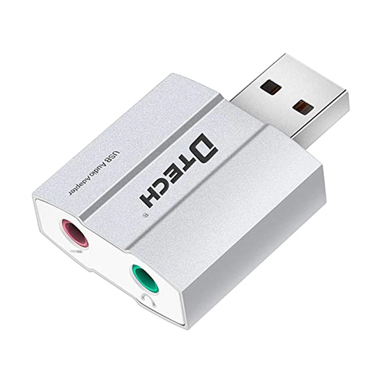 Dtech DT 6006 USB Audio Sound Card Adapter