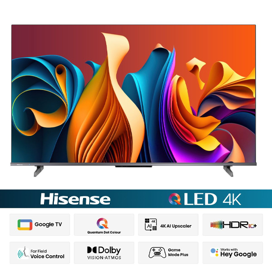 Hisense 85Q6N 85" 4K QLED Voice Control Smart Google TV