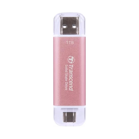 Transcend TS1TESD310P 1TB USB Type-A & Type-C OTG Pink Portable SSD
