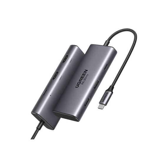 UGREEN Revodok 206 CM498 6 In 1 USB aC Docking Station | 15852