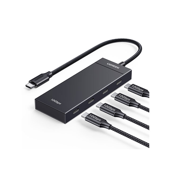 UGREEN CM806 4 Port USB 3.2 Gen 2 Type-C Male To Quad Type-C Female Hub | 35584