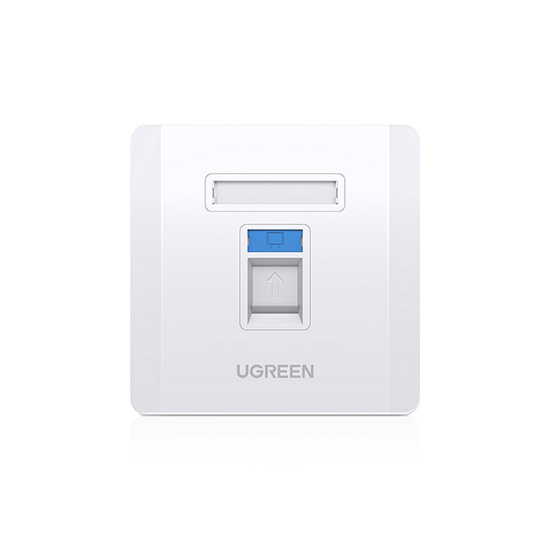 UGREEN NW144 Single Port Wall Plate | 80180