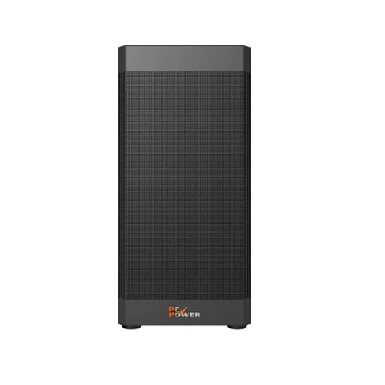 PC Power PG-H350 Icy Mesh Black ATX Gaming Desktop Casing With 4 X ARGB Fans