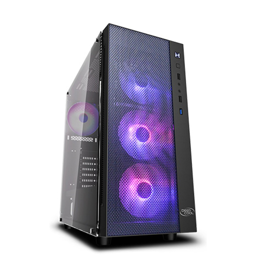 DeepCool MATREXX 55 MESH ADD RGB 4F Mid Tower Black ATX Desktop Gaming Casing