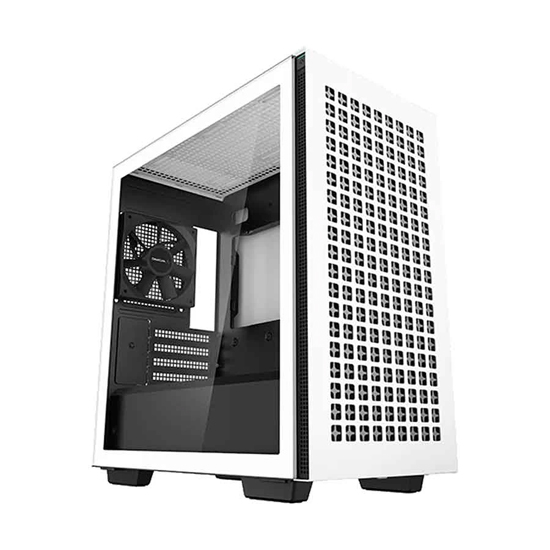 DeepCool CH370 WH Mid Tower Micro ATX White Desktop Gaming Casing