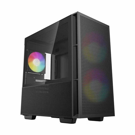 DeepCool CH360 Mid Tower Black Micro-ATX Gaming Desktop Casing