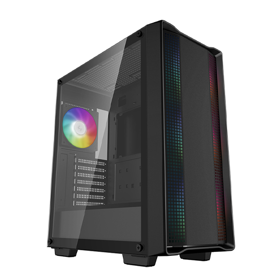 DeepCool CC560 ARGB V2 Mid Tower Black ATX Desktop Gaming Casing