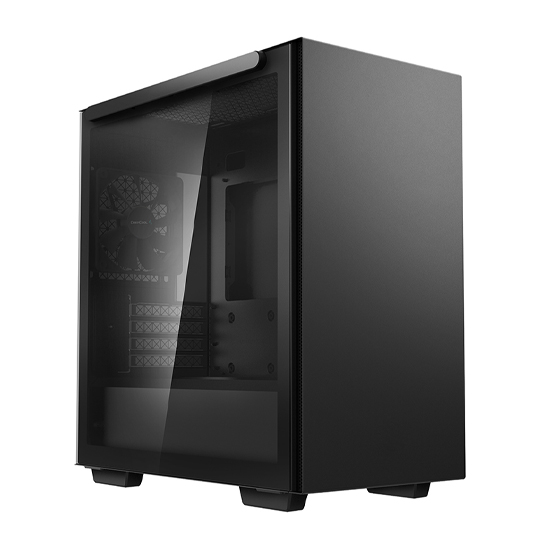 DeepCool MACUBE 110 BK Mid Tower Black Micro-ATX Desktop Gaming Casing