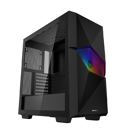 DeepCool CYCLOPS BK Mid Tower Black ATX Desktop Gaming Casing